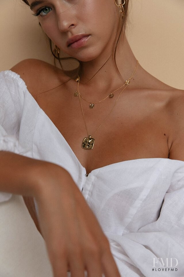 Isabelle Mathers featured in  the YCL Jewels advertisement for Spring/Summer 2019
