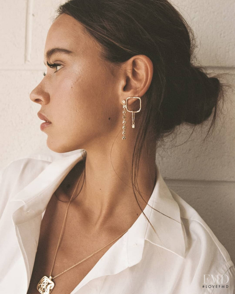 Isabelle Mathers featured in  the YCL Jewels advertisement for Spring/Summer 2019