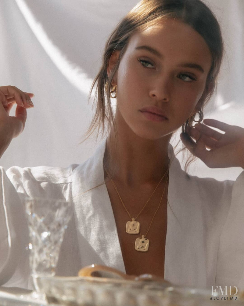 Isabelle Mathers featured in  the YCL Jewels advertisement for Spring/Summer 2019