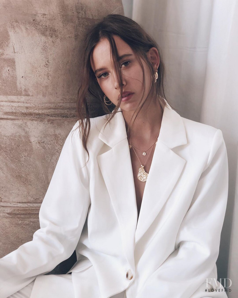 Isabelle Mathers featured in  the YCL Jewels advertisement for Spring/Summer 2019