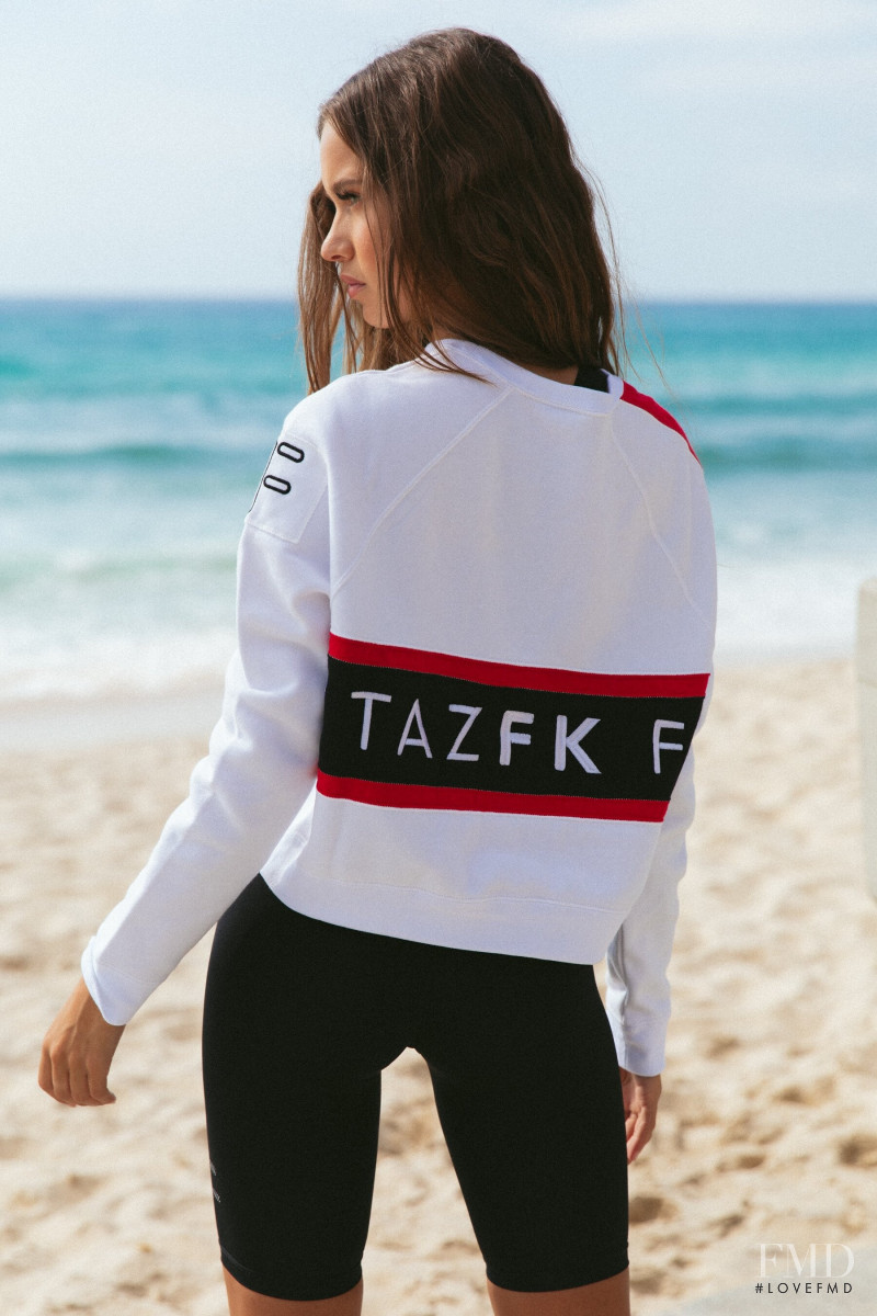Isabelle Mathers featured in  the FitazFK catalogue for Summer 2019