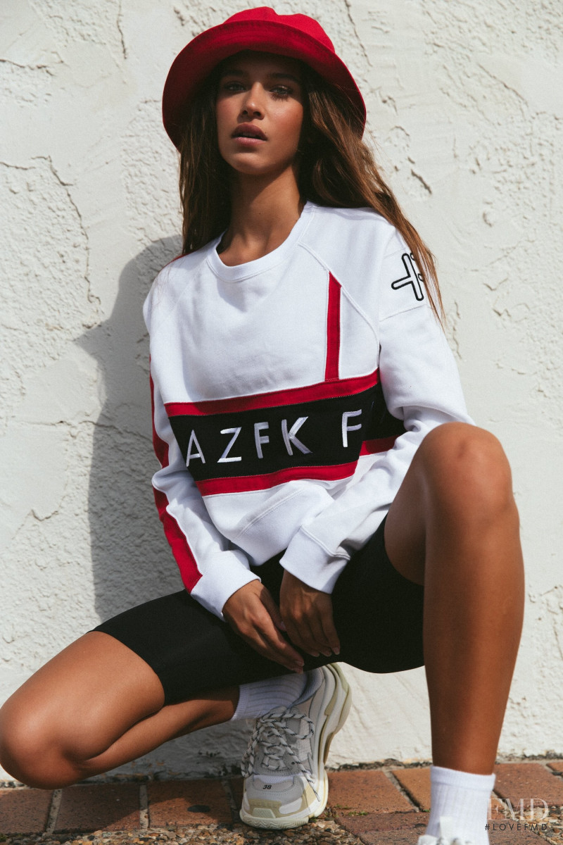 Isabelle Mathers featured in  the FitazFK catalogue for Summer 2019