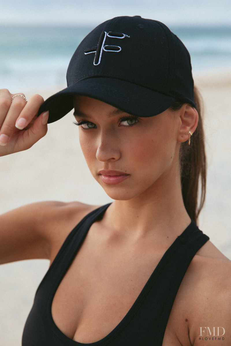 Isabelle Mathers featured in  the FitazFK catalogue for Summer 2019