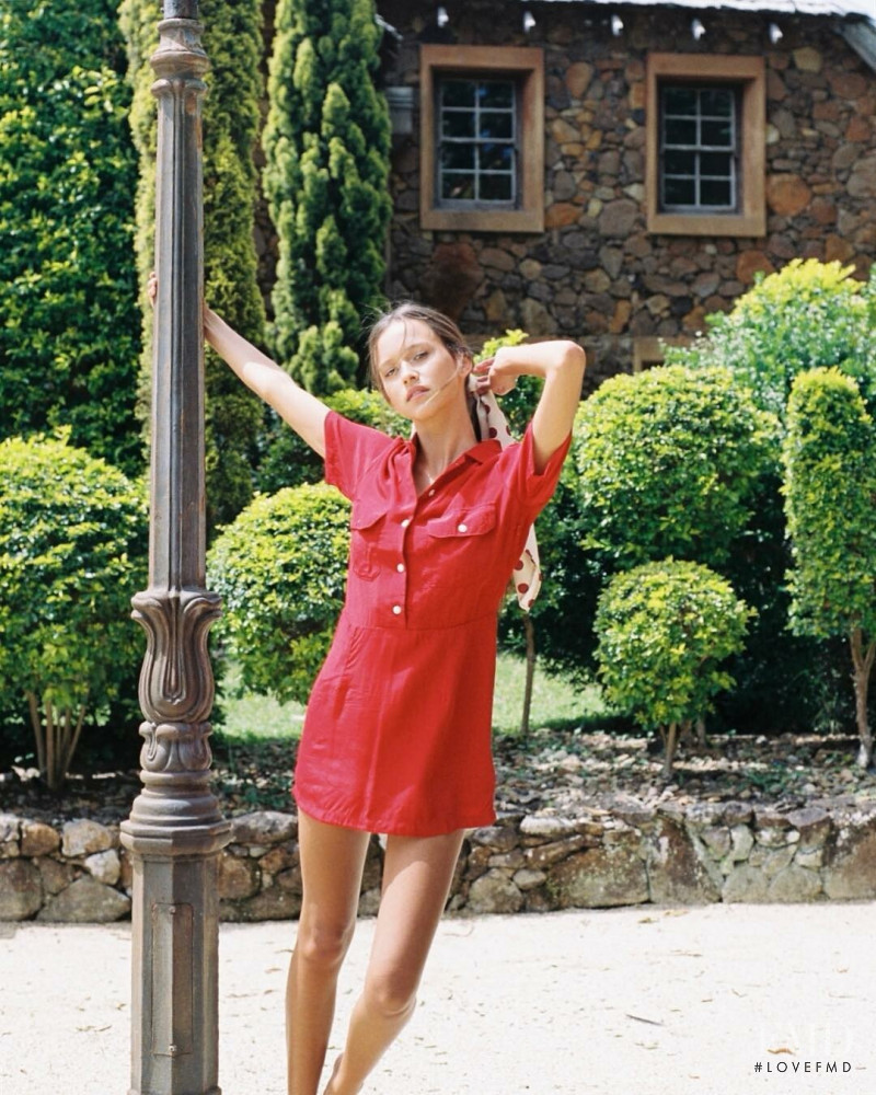 Isabelle Mathers featured in  the With Jéan catalogue for Spring/Summer 2019