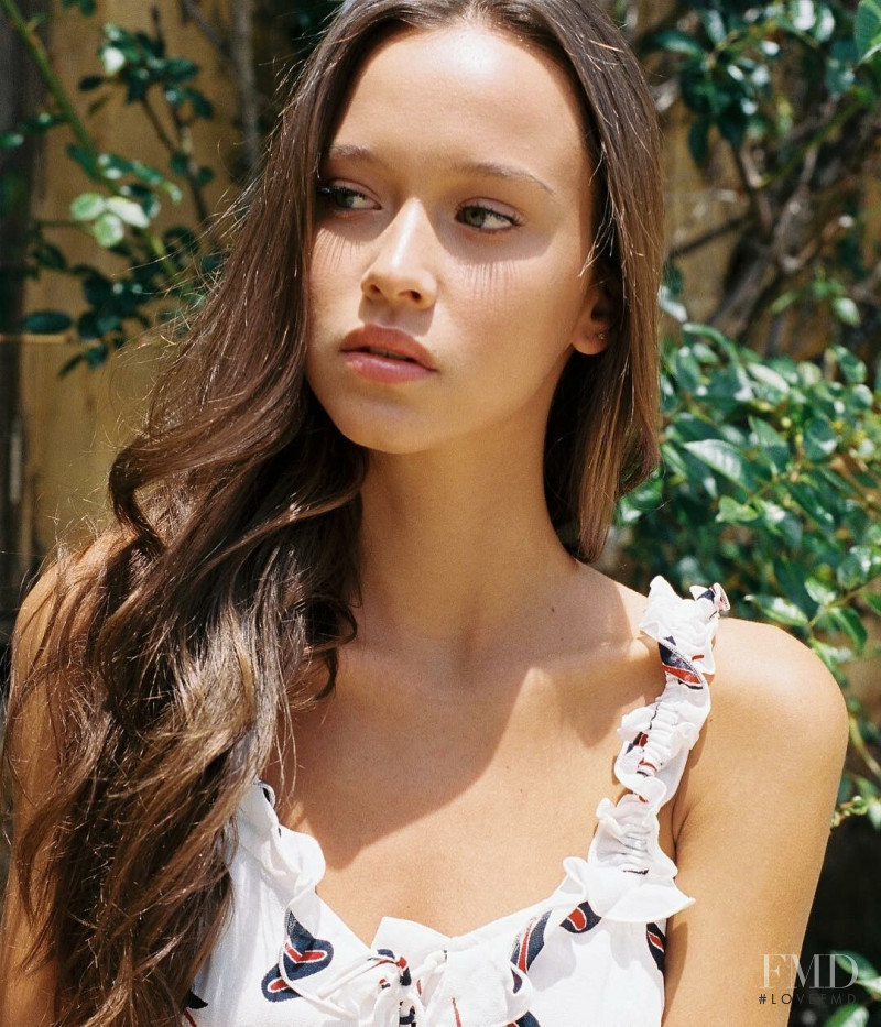 Isabelle Mathers featured in  the With Jéan catalogue for Spring/Summer 2019