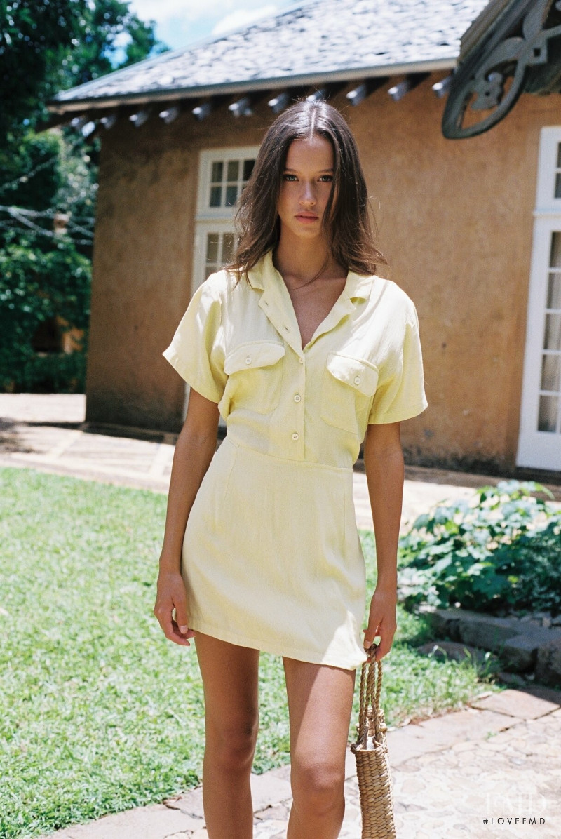 Isabelle Mathers featured in  the With Jéan catalogue for Spring/Summer 2019