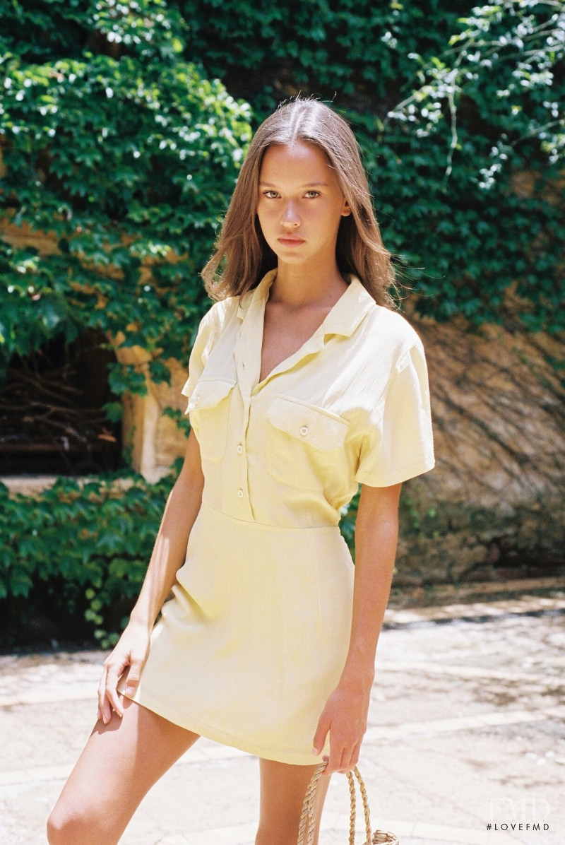 Isabelle Mathers featured in  the With Jéan catalogue for Spring/Summer 2019