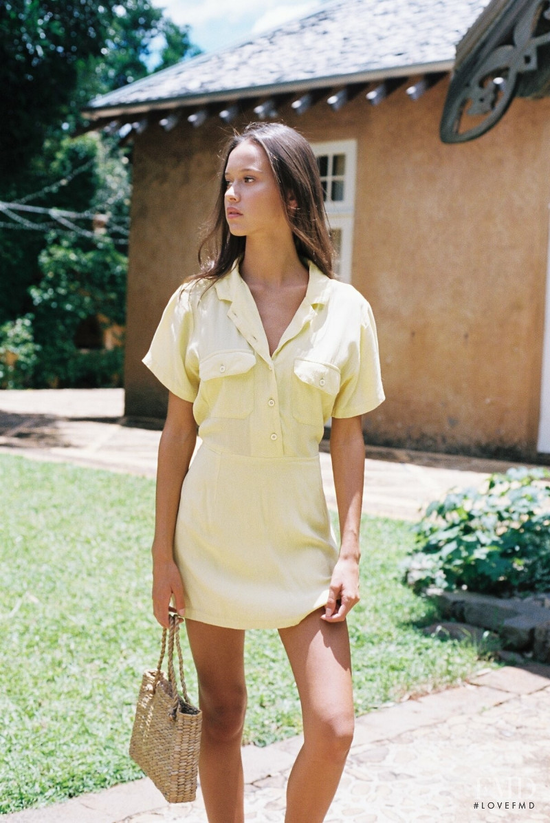 Isabelle Mathers featured in  the With Jéan catalogue for Spring/Summer 2019