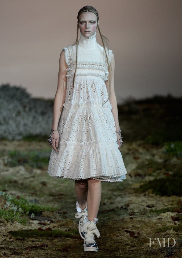 Hedvig Palm featured in  the Alexander McQueen fashion show for Autumn/Winter 2014