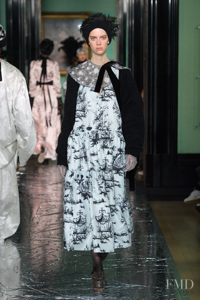 Adele Taska featured in  the Erdem fashion show for Autumn/Winter 2020