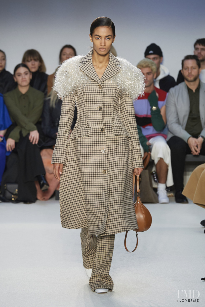 Sacha Quenby featured in  the J.W. Anderson fashion show for Autumn/Winter 2020