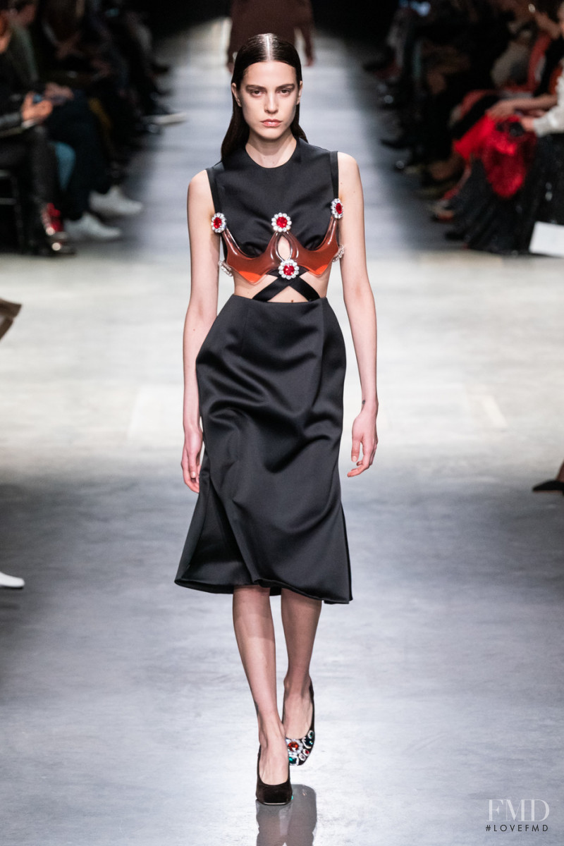 Denise Ascuet featured in  the Christopher Kane fashion show for Autumn/Winter 2020