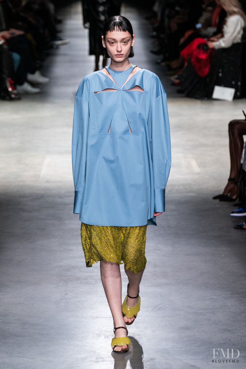 Ivana Trivic featured in  the Christopher Kane fashion show for Autumn/Winter 2020