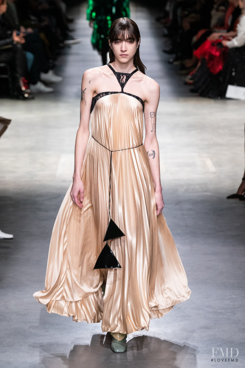 Zso Varju featured in  the Christopher Kane fashion show for Autumn/Winter 2020