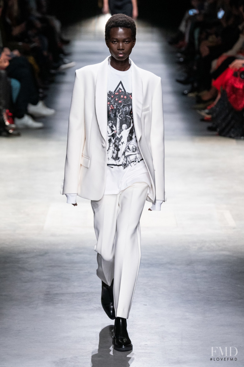 Mammina Aker featured in  the Christopher Kane fashion show for Autumn/Winter 2020