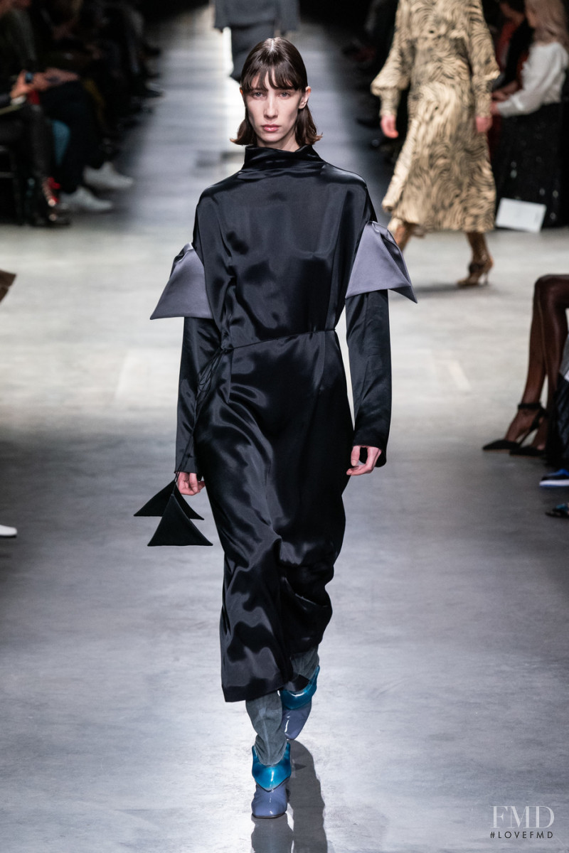 Sasha Knysh featured in  the Christopher Kane fashion show for Autumn/Winter 2020