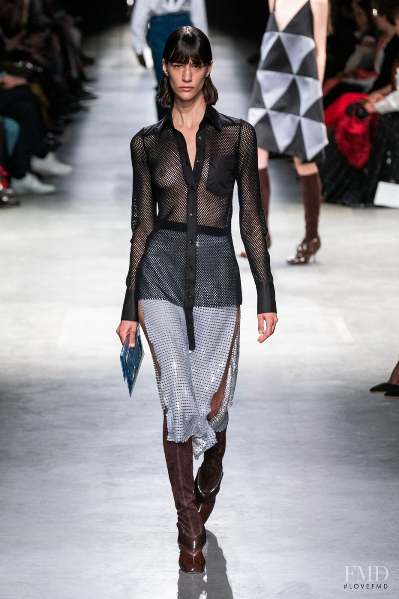 Pilar Boeris featured in  the Christopher Kane fashion show for Autumn/Winter 2020