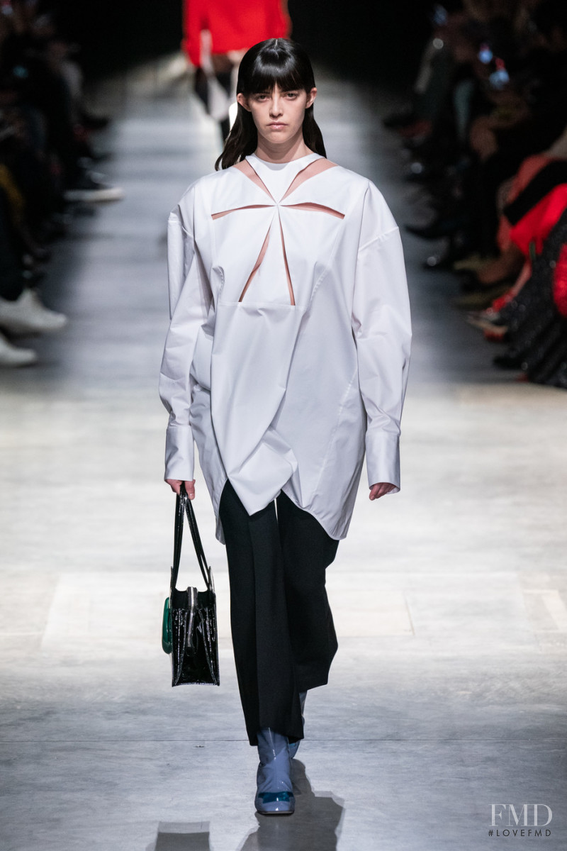 Mitch Greene featured in  the Christopher Kane fashion show for Autumn/Winter 2020