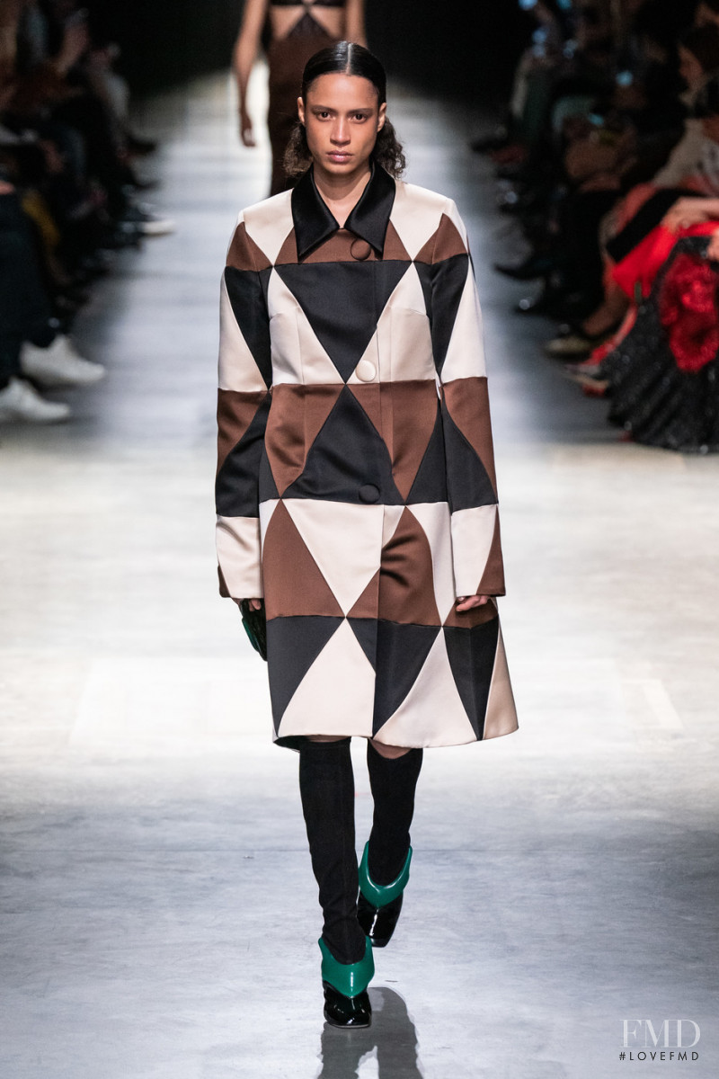 Alyssa Sardine featured in  the Christopher Kane fashion show for Autumn/Winter 2020