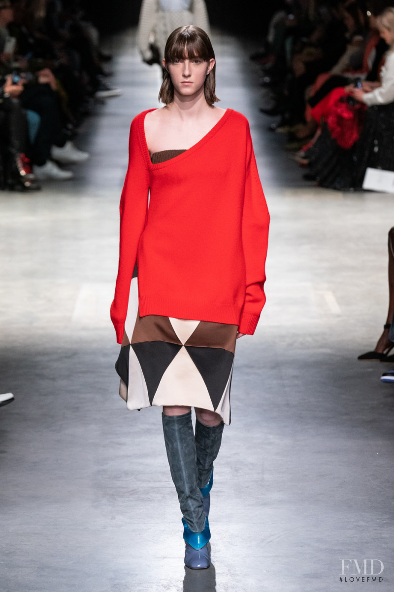 Evelyn Nagy featured in  the Christopher Kane fashion show for Autumn/Winter 2020