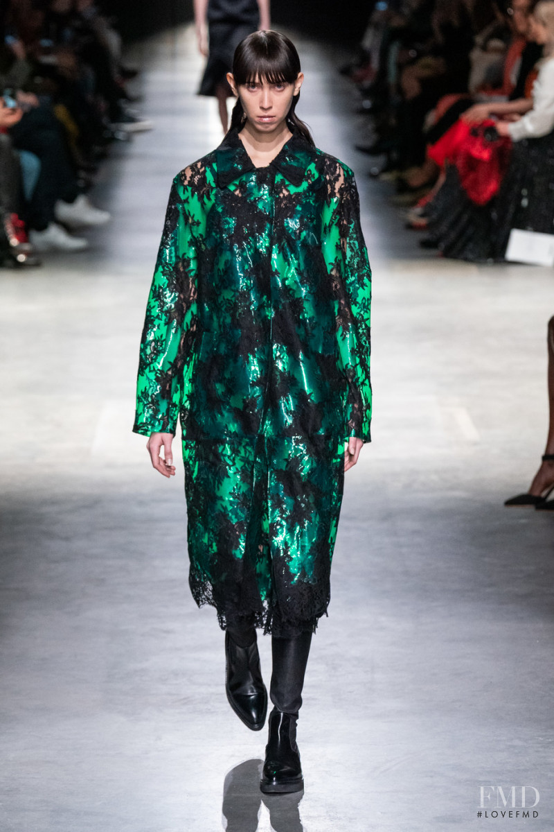 Vaughan Ollier featured in  the Christopher Kane fashion show for Autumn/Winter 2020