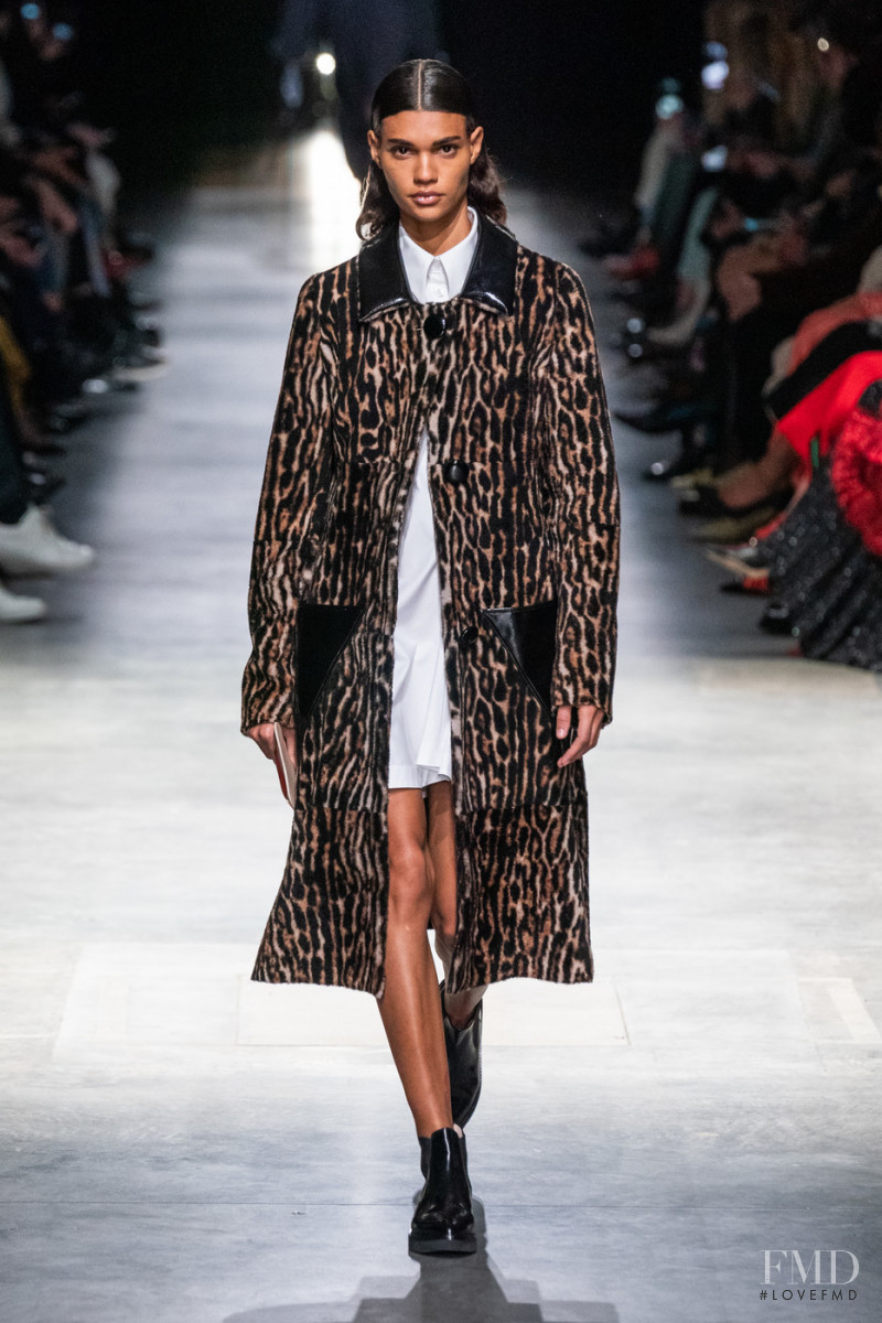 Barbara Valente featured in  the Christopher Kane fashion show for Autumn/Winter 2020