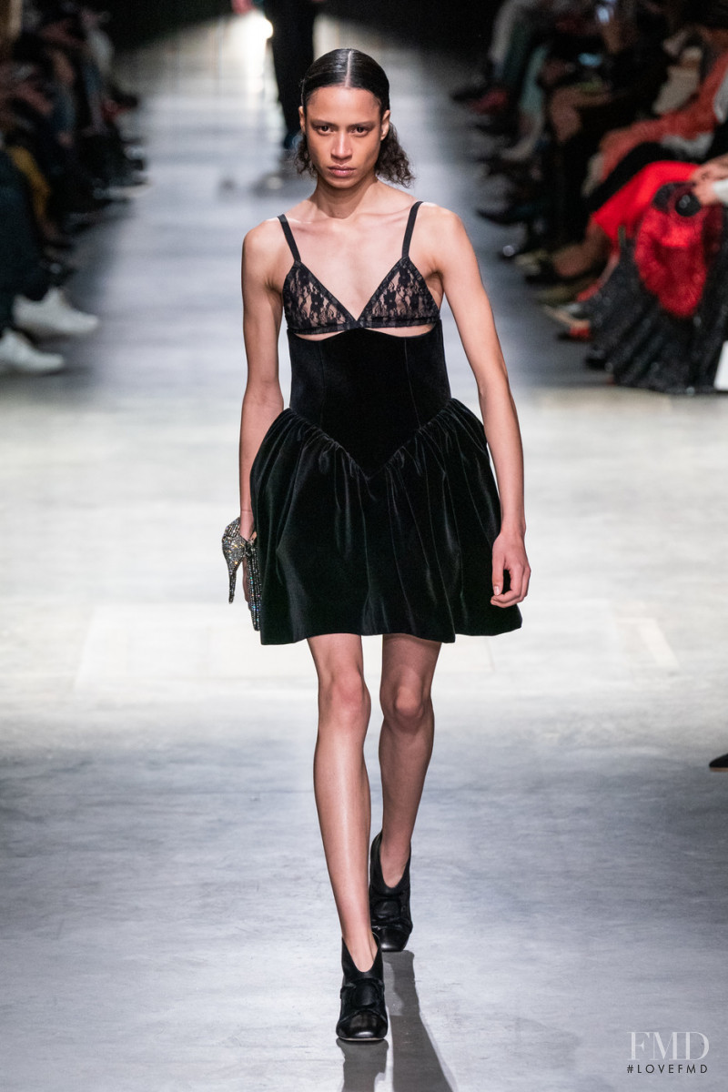 Alyssa Sardine featured in  the Christopher Kane fashion show for Autumn/Winter 2020