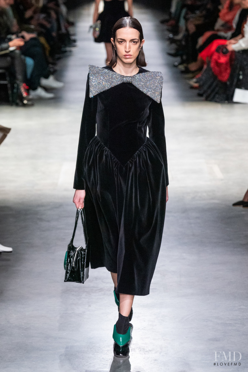 Chiara Pino featured in  the Christopher Kane fashion show for Autumn/Winter 2020