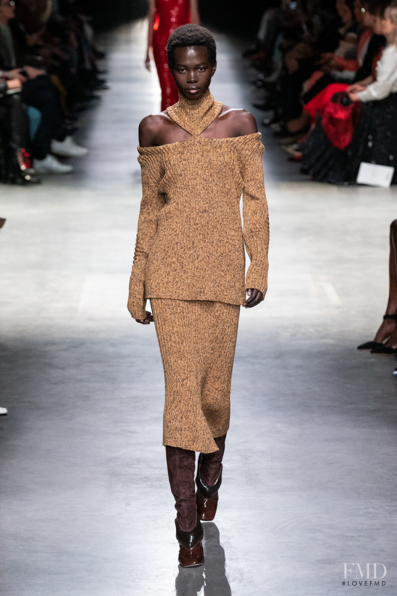 Mammina Aker featured in  the Christopher Kane fashion show for Autumn/Winter 2020