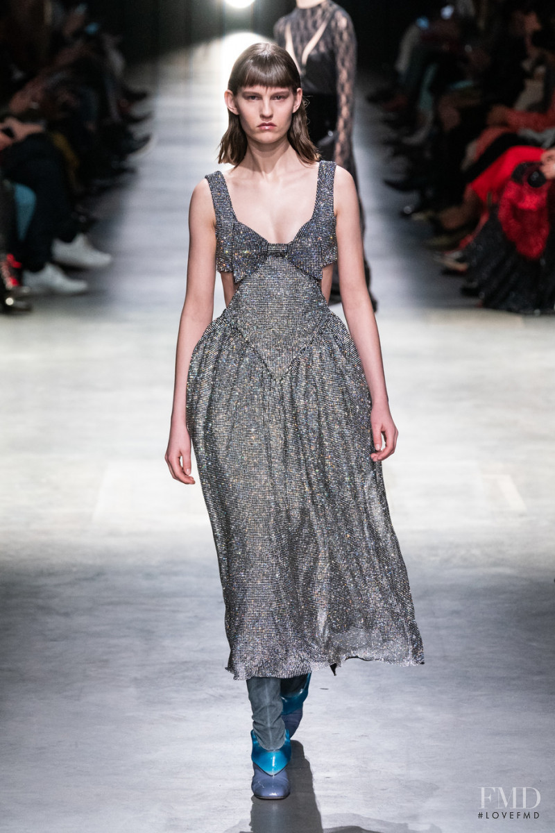 Sade Van Der Hoeven featured in  the Christopher Kane fashion show for Autumn/Winter 2020