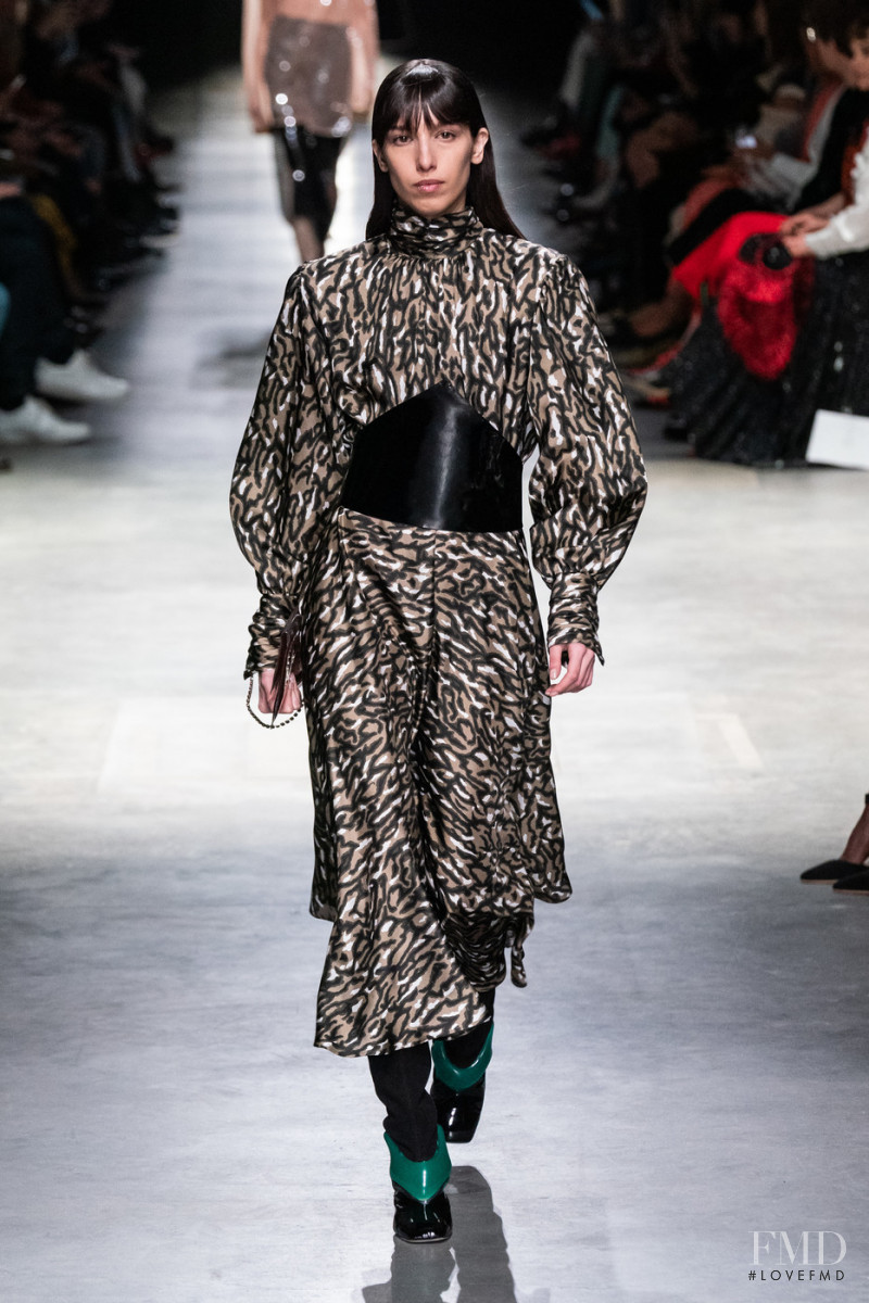 Caroline Neal featured in  the Christopher Kane fashion show for Autumn/Winter 2020