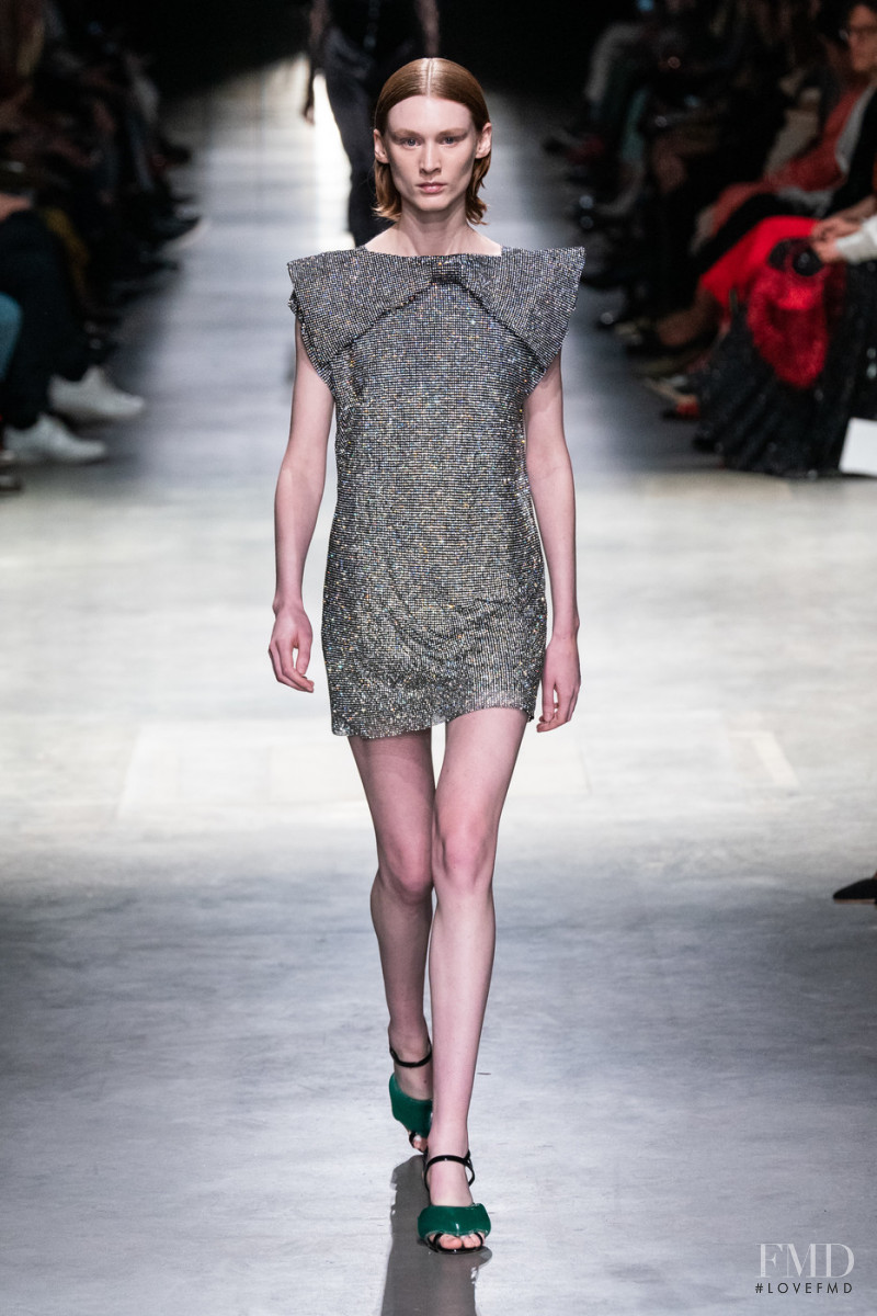 Kaila Wyatt featured in  the Christopher Kane fashion show for Autumn/Winter 2020