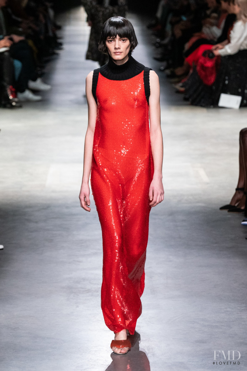 Sihana Shalaj featured in  the Christopher Kane fashion show for Autumn/Winter 2020