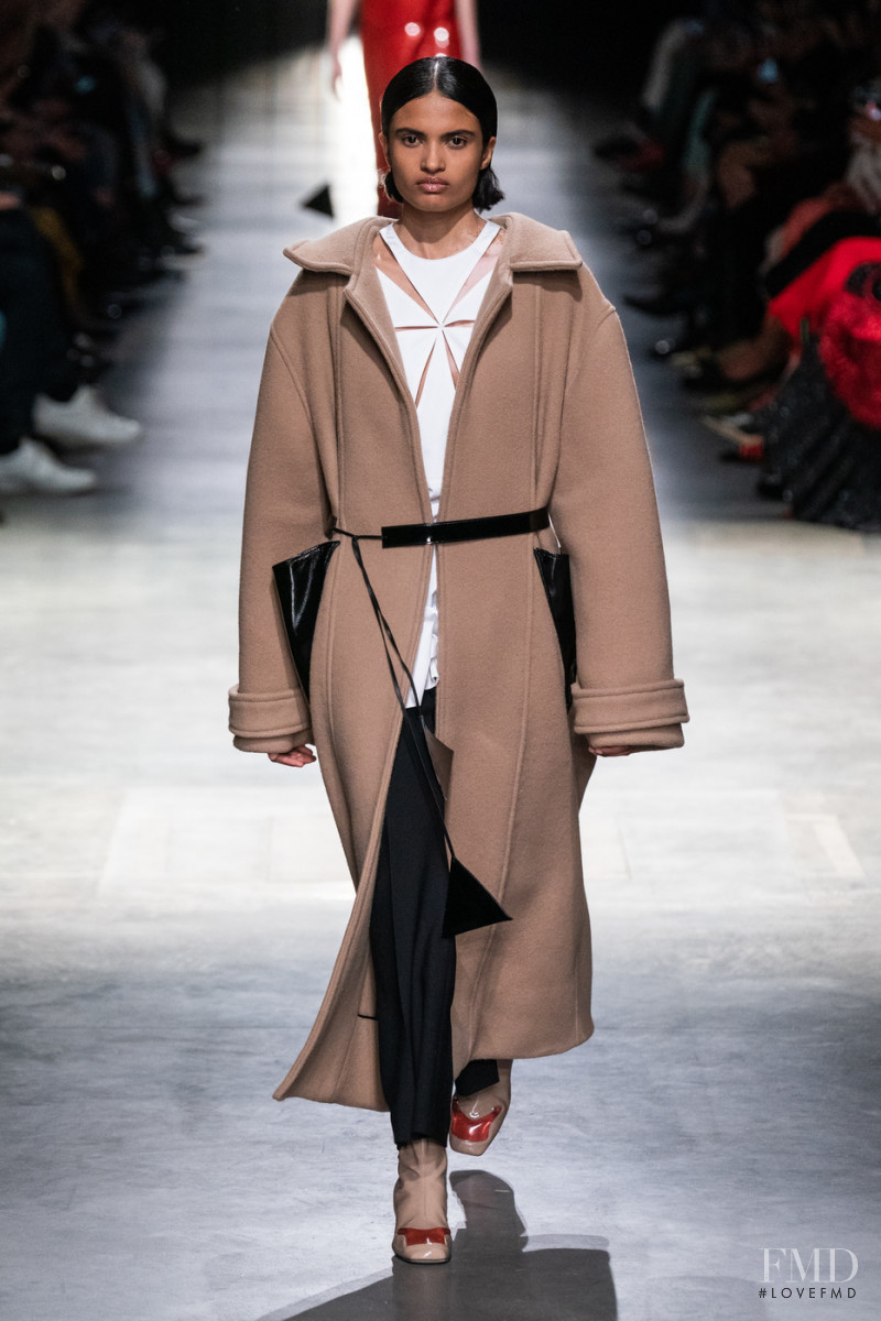 Priscilla Cheseaux featured in  the Christopher Kane fashion show for Autumn/Winter 2020