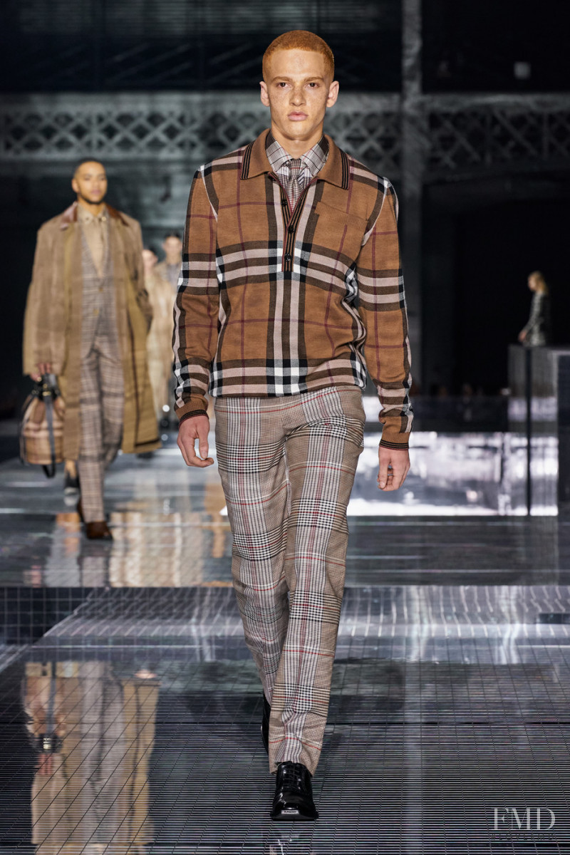 Tashi Jay Kwayie featured in  the Burberry fashion show for Autumn/Winter 2020