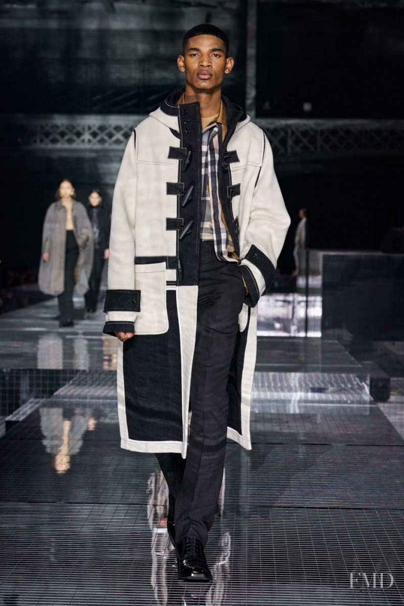 Reece Nelson featured in  the Burberry fashion show for Autumn/Winter 2020