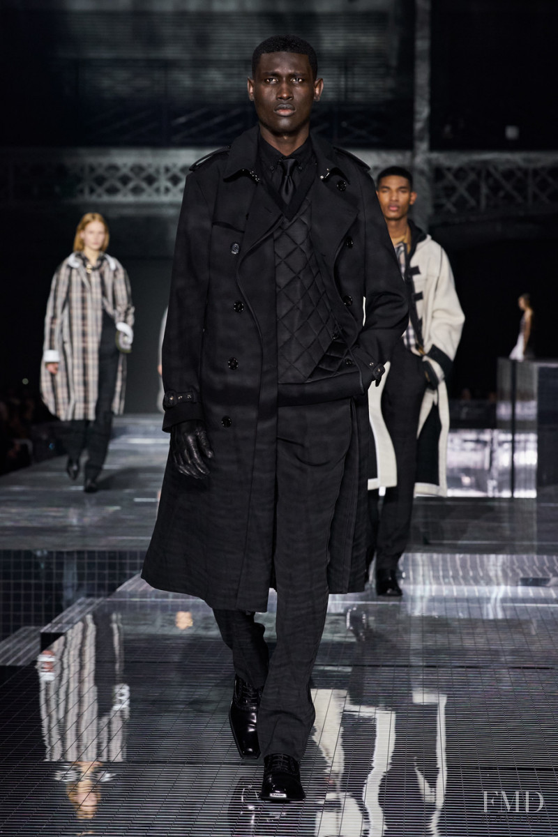 Maxwell Annoh featured in  the Burberry fashion show for Autumn/Winter 2020