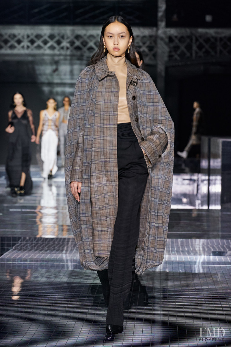 Jan Baiboon Arunpreechachai featured in  the Burberry fashion show for Autumn/Winter 2020