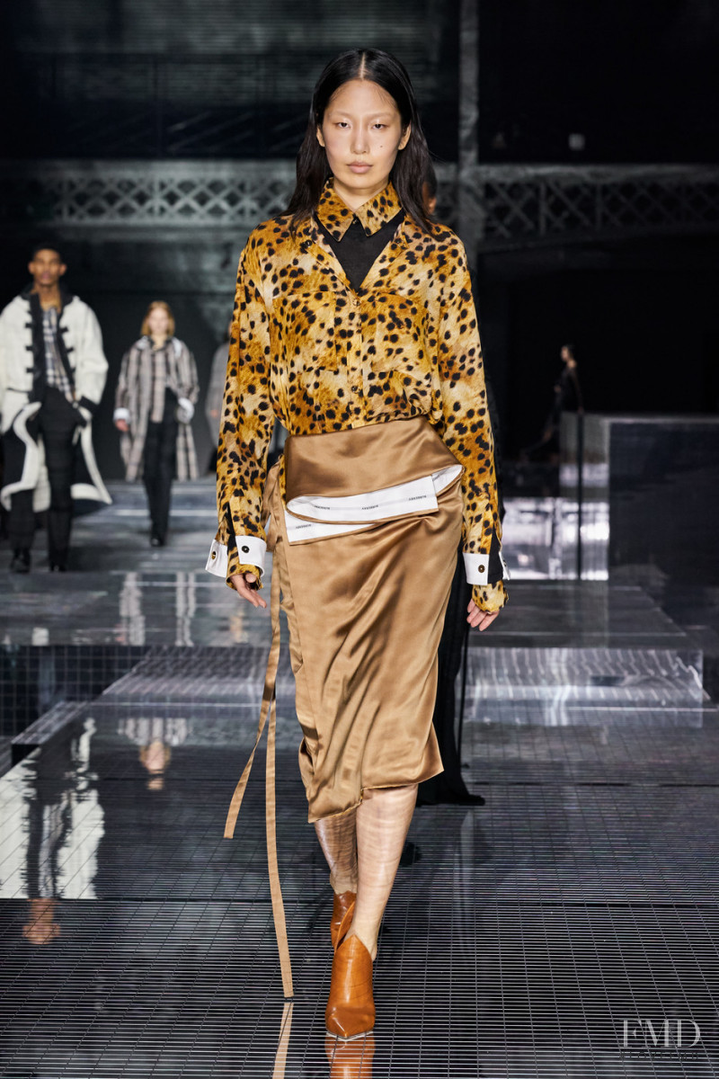 Dohyun Kim featured in  the Burberry fashion show for Autumn/Winter 2020