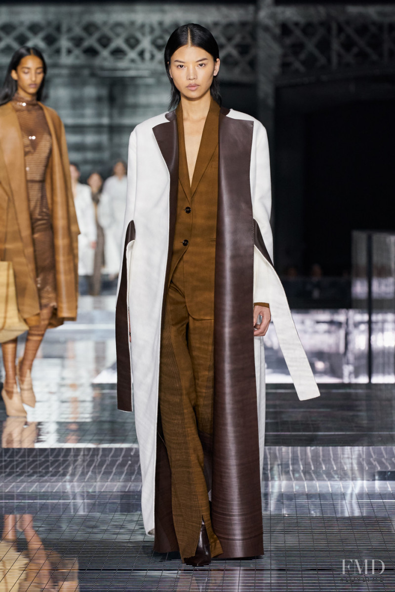 Xue Huizi featured in  the Burberry fashion show for Autumn/Winter 2020