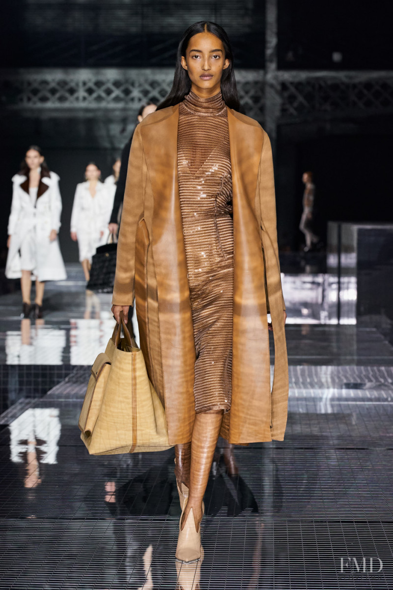 Mona Tougaard featured in  the Burberry fashion show for Autumn/Winter 2020