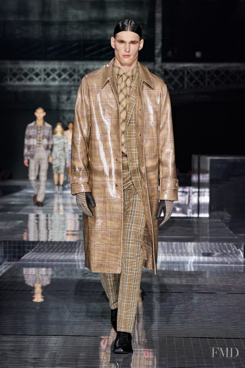 Victor Perr featured in  the Burberry fashion show for Autumn/Winter 2020