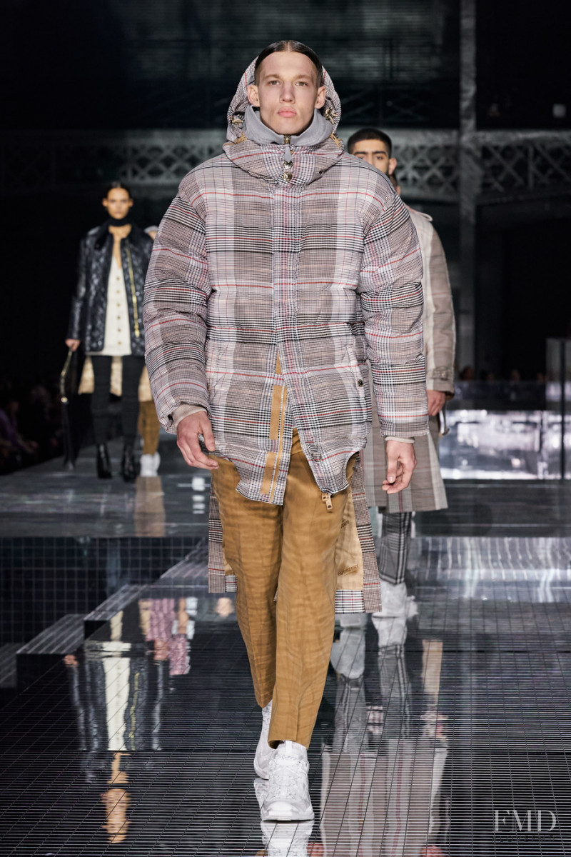 Benji Arvay featured in  the Burberry fashion show for Autumn/Winter 2020