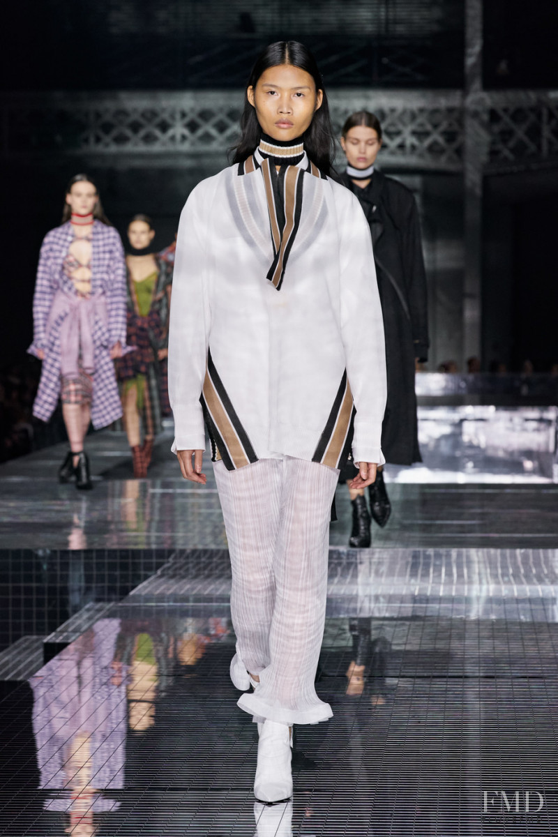 Jinrong Huang featured in  the Burberry fashion show for Autumn/Winter 2020