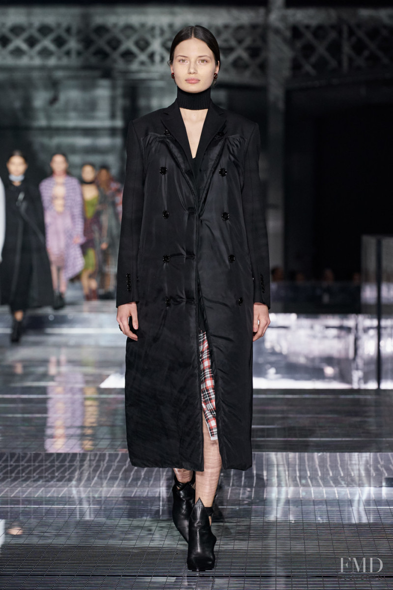 Kacie Hall featured in  the Burberry fashion show for Autumn/Winter 2020