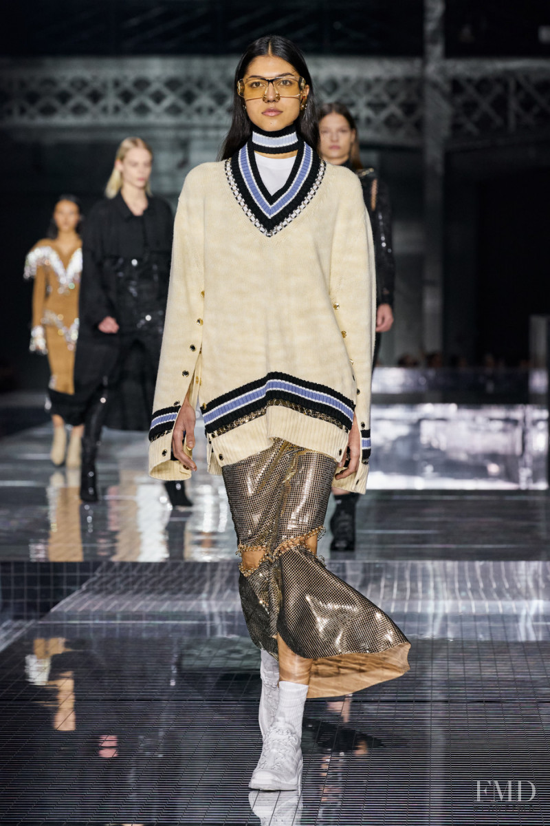 Nikoline Mekjan featured in  the Burberry fashion show for Autumn/Winter 2020