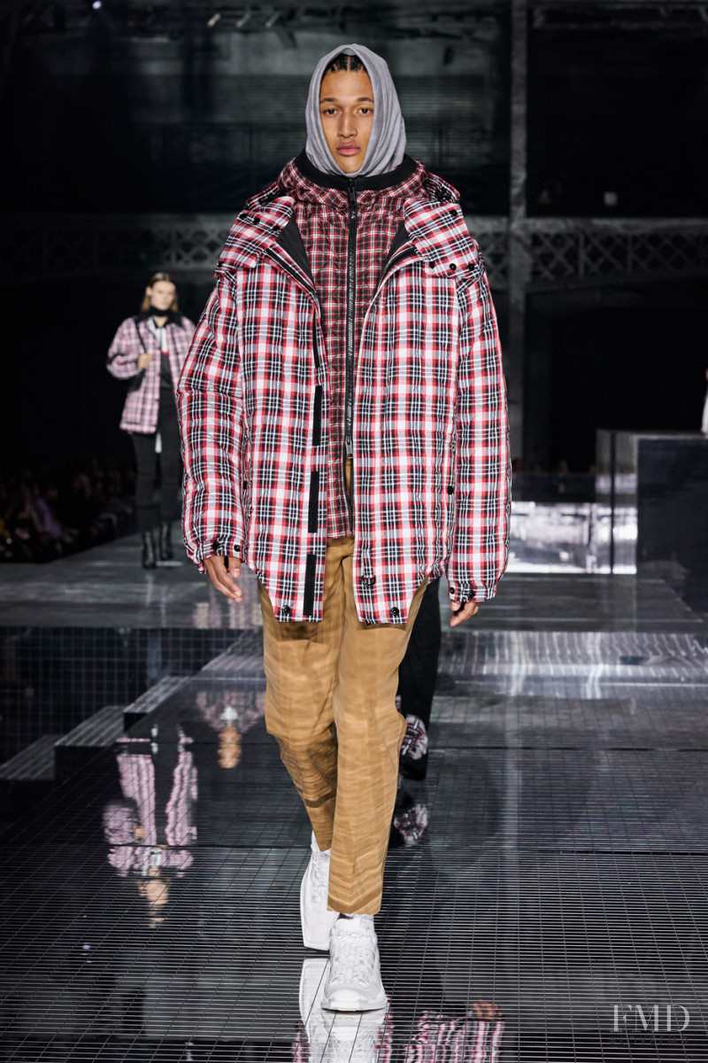 Austin Garrett featured in  the Burberry fashion show for Autumn/Winter 2020
