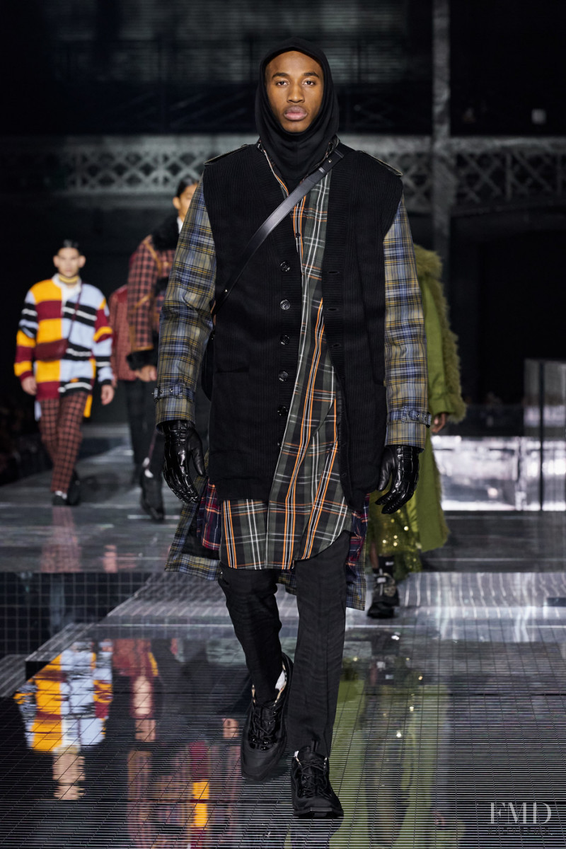 Dereece Grant featured in  the Burberry fashion show for Autumn/Winter 2020
