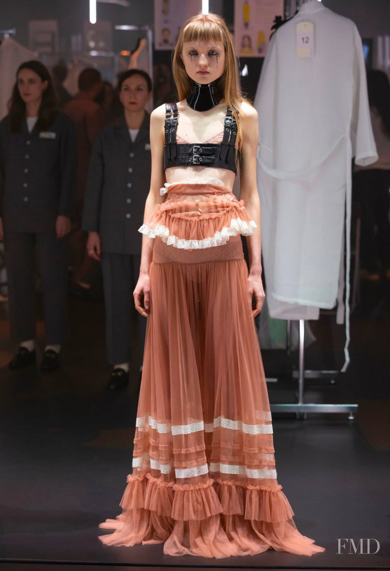 Wika Majewska featured in  the Gucci fashion show for Autumn/Winter 2020