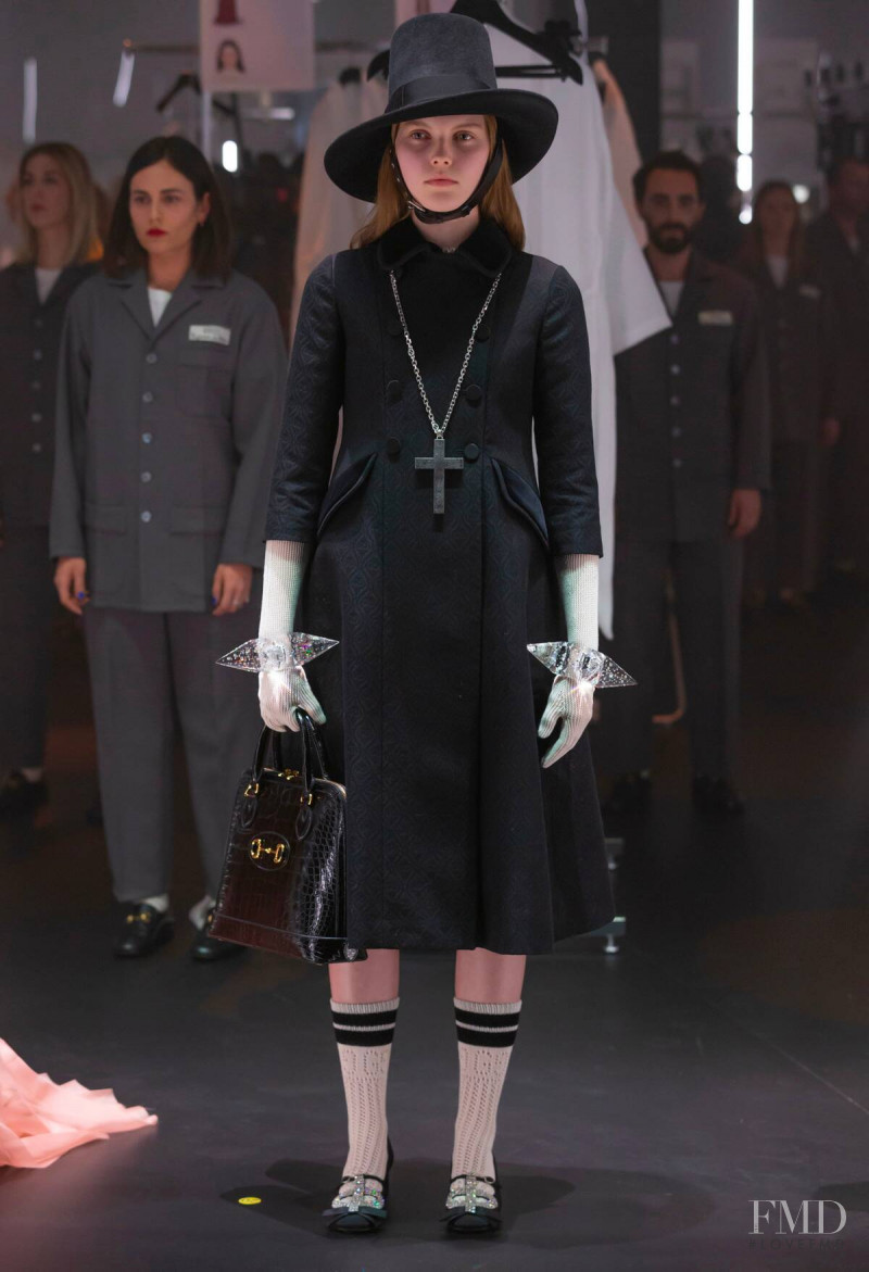 Karina Kurzacz featured in  the Gucci fashion show for Autumn/Winter 2020